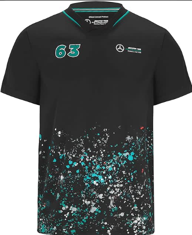 Mercedes-AMG Petronas Formula 1 Team Men's George Russel 63 Sport T-Shirt 2022-Fanwear