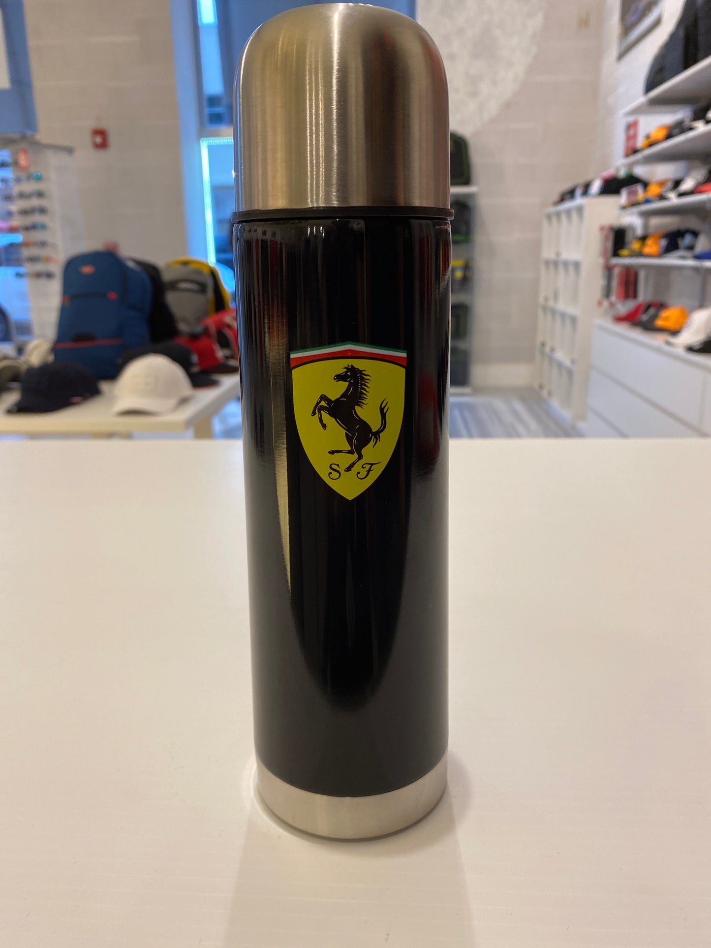 Scuderia Ferrari Thermal Flask Black - Fanwear