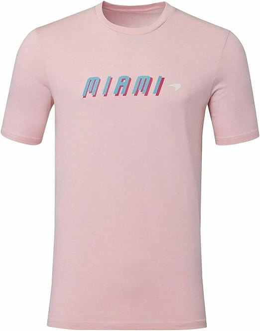 Mclaren Women's Miami Neon Graphic T-Shirt Rose 2022-Fanwear