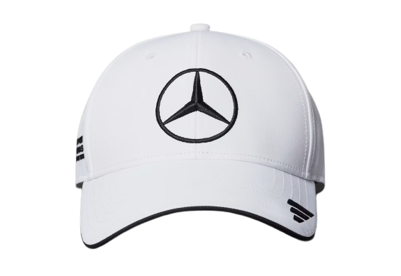 Mercedes Men's Baseball Cap Lt White 2025 OSFM-RP Teamwear
