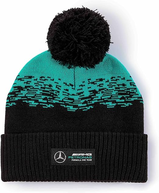 Mercedes-AMG Petronas Formula 1 Team Bobble Beanie Green 2023-Fanwear