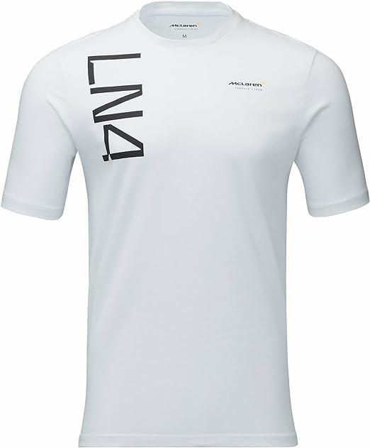 Mclaren Men's Lando Norris Core T-Shirt White 2022-Fanwear