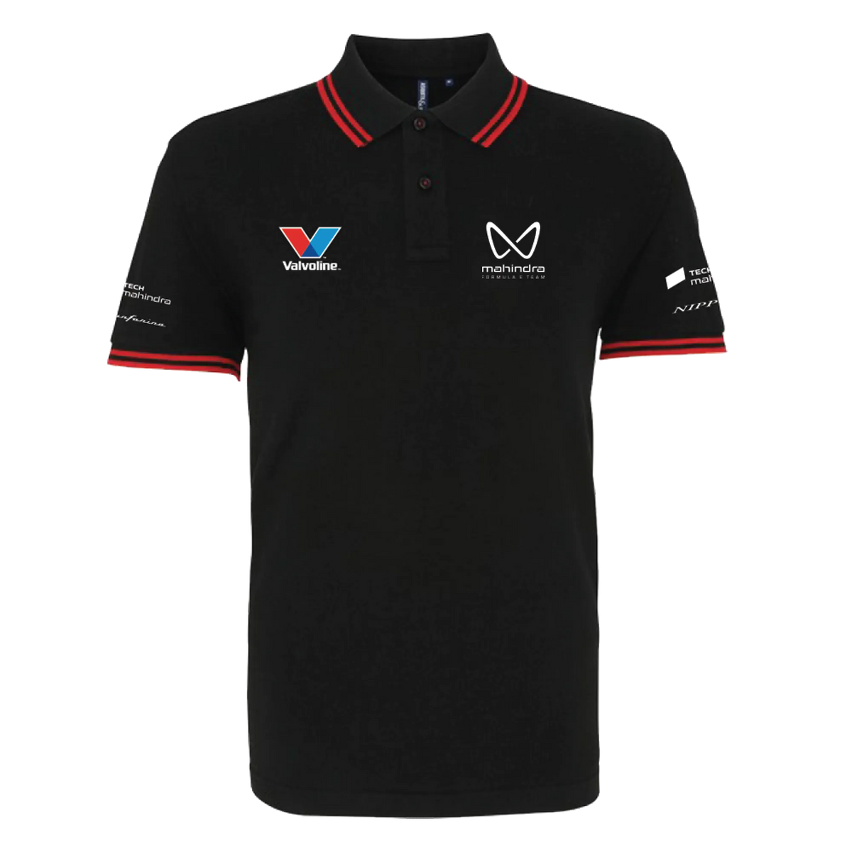 Mahindra Formula E Men's Polo Grey 2025-RP Teamwear