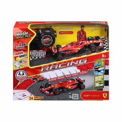 1:41 Scale Model | Scuderia Ferrari SF-24 Charles Leclerc Car RC With Track