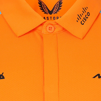 McLaren Kids Oscar Piastri Polo Shirt Autumn Glory Phantom 2024 - RP Teamwear