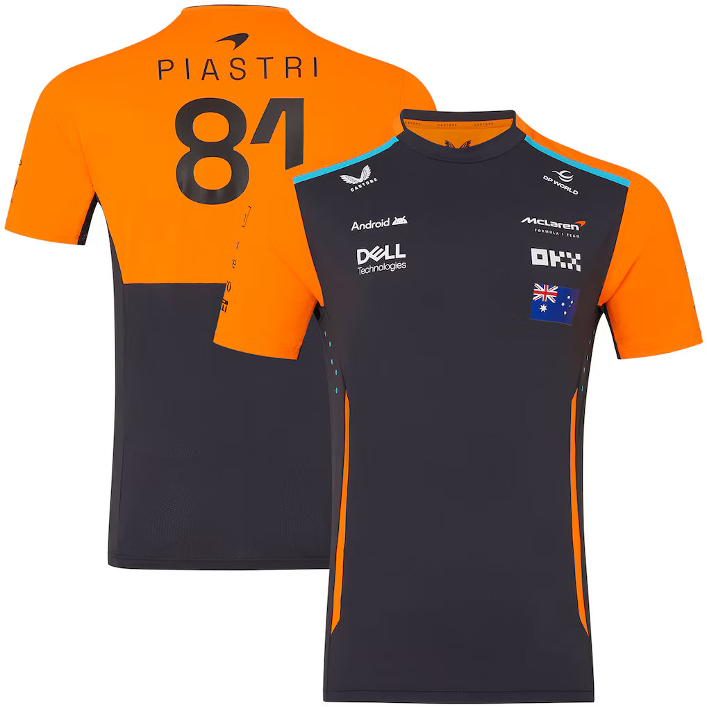 McLaren Kids Oscar Piastri Set Up T-Shirt Autumn Glory 2024 - RP Teamwear