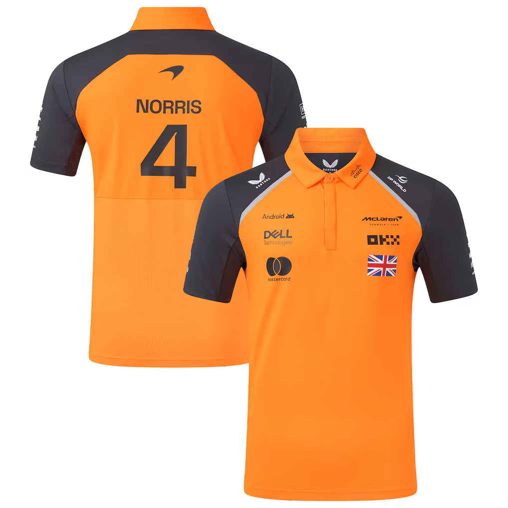 Mclaren Women's Polo Shirt Lando Norris Autumn Glory 2025-RP Teamwear