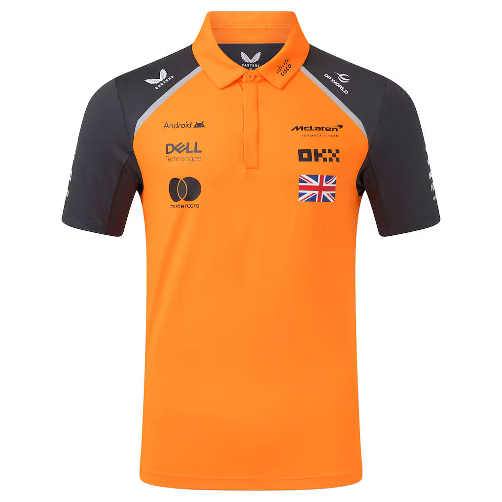 Mclaren Kids Polo Shirt Lando Norris Autumn Glory 2025-RP Teamwear