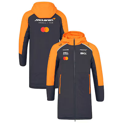 Mclaren Men's Longline Padded Jacket Phantom 2025-RP Teamwear