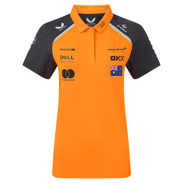Mclaren Women's Polo Shirt Oscar Piastri Autumn Glory 2025-RP Teamwear