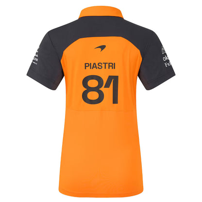Mclaren Women's Polo Shirt Oscar Piastri Autumn Glory 2025-RP Teamwear