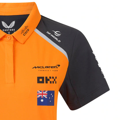 Mclaren Women's Polo Shirt Oscar Piastri Autumn Glory 2025-RP Teamwear