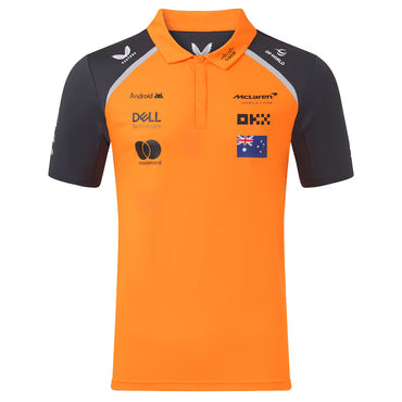 Mclaren Men's Polo Shirt Oscar Piastri Autumn Glory 2025-RP Teamwear