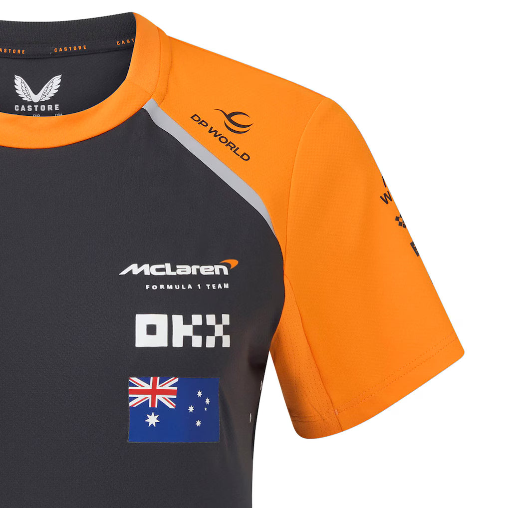 Mclaren Women's Set Up T-Shirt Oscar Piastri Phantom 2025-RP Teamwear