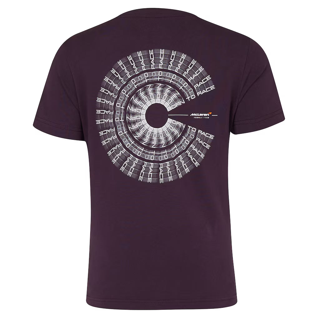 McLaren Kids Born To Race T-Shirt Purple 2023 - Fanwear