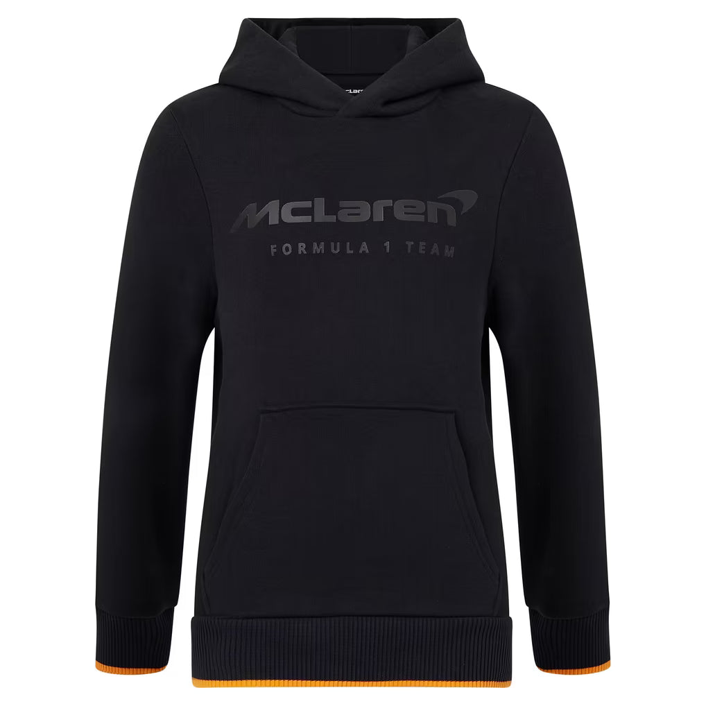 McLaren Kids Core Essentials Hoodie Black 2025 - Fanwear