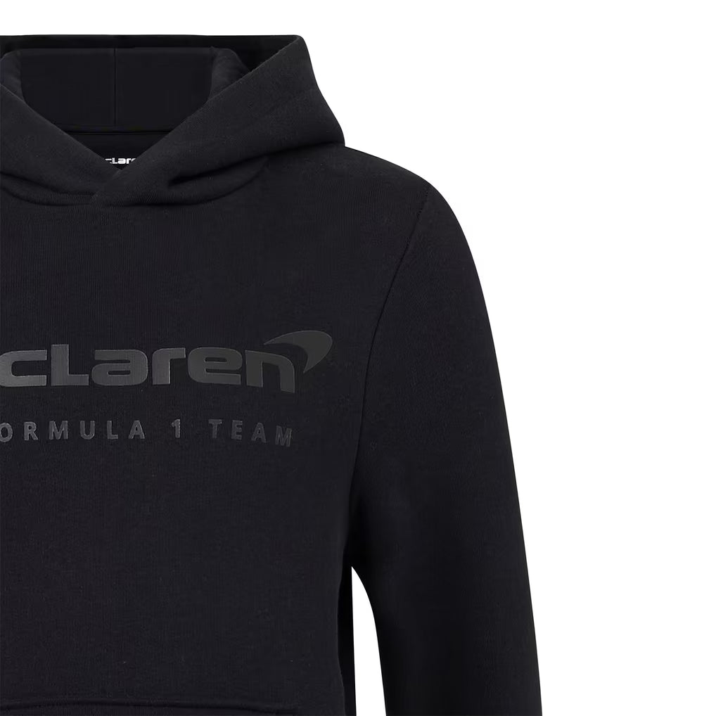 McLaren Kids Core Essentials Hoodie Black 2025 - Fanwear