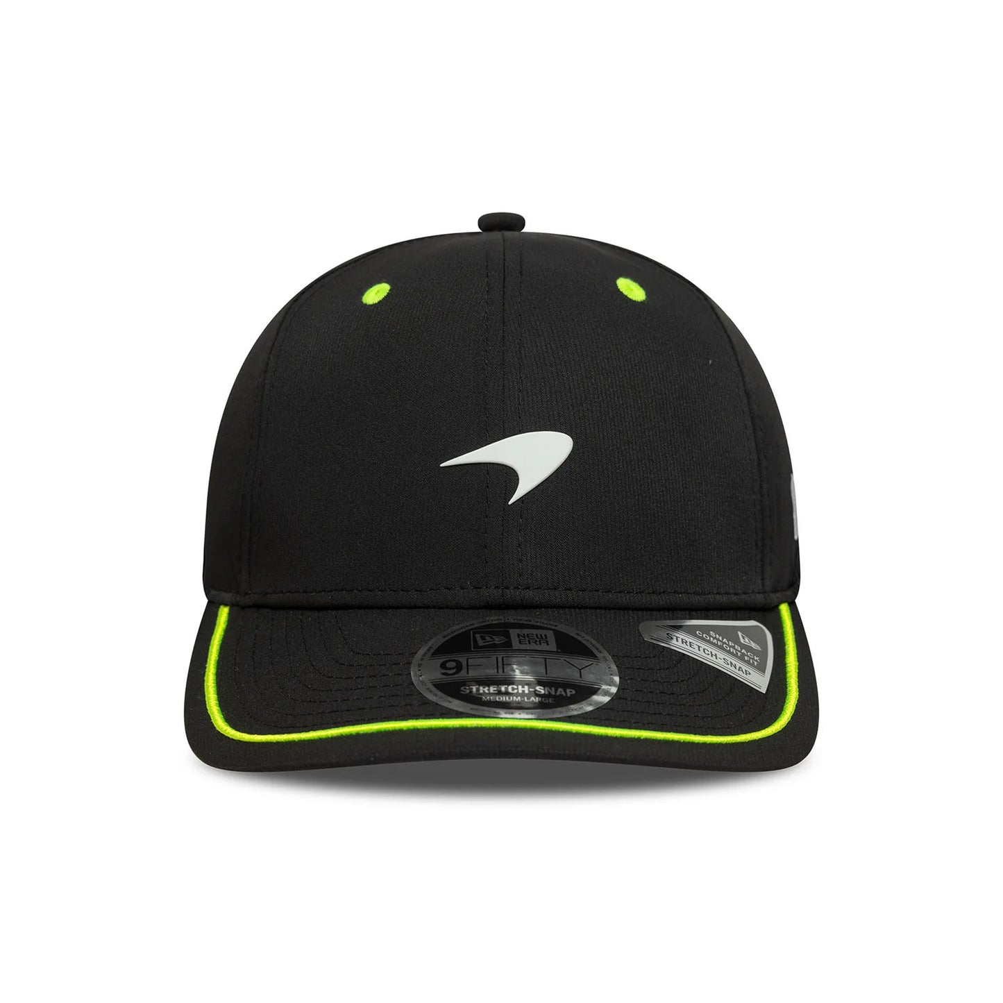 Mclaren Men's Pop Cap Black Green 2025-Fanwear