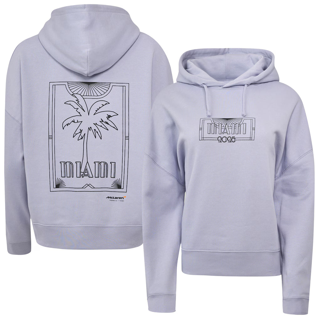 Mclaren Women's Special Edition Miami Race Hoodie Purple 2025-Fanwear