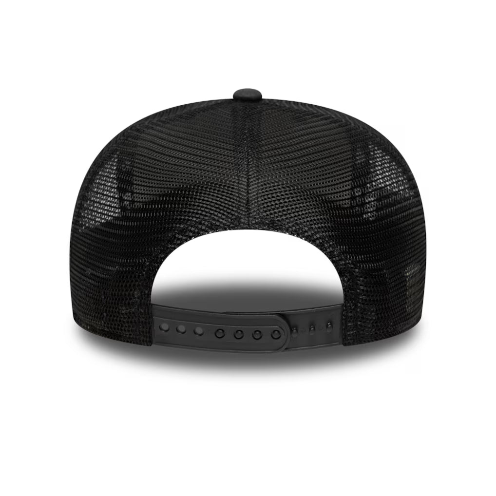 Mclaren Men's Washed Trucker Cap Black 2025-Fanwear
