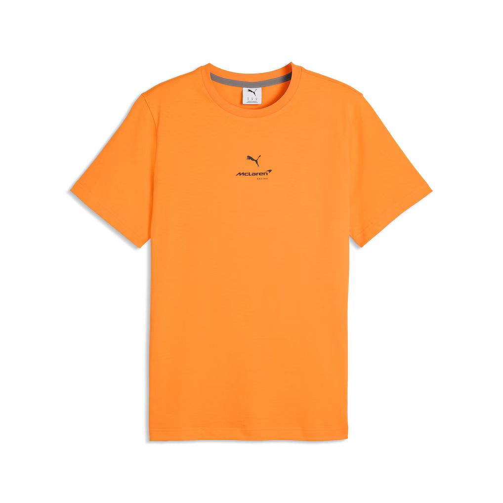 Mclaren Men's Small Logo T-shirt Papaya Glow Heather 2026 - Fanwear