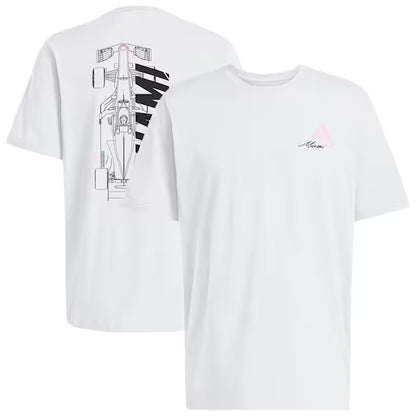 Adidas Men's Special Edition Miami Speed T-Shirt White 2026 - Fanwear