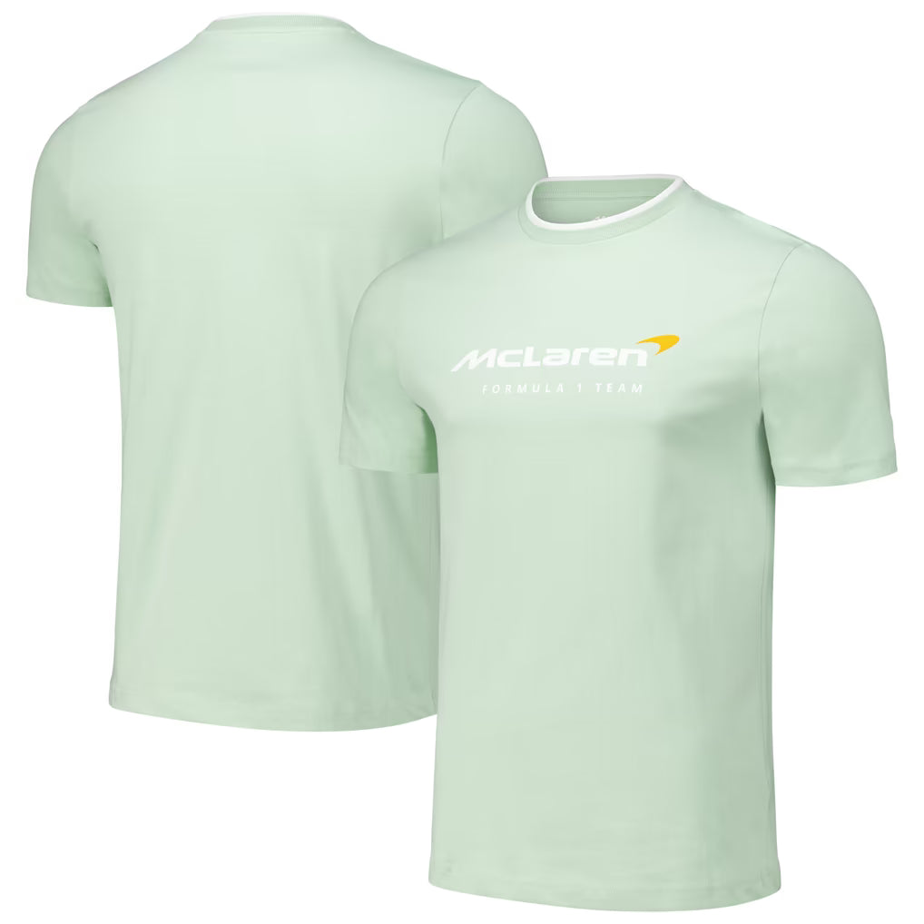 McLaren Men's Core Essentials T-Shirt Smoke Green 2025 - Fanwear