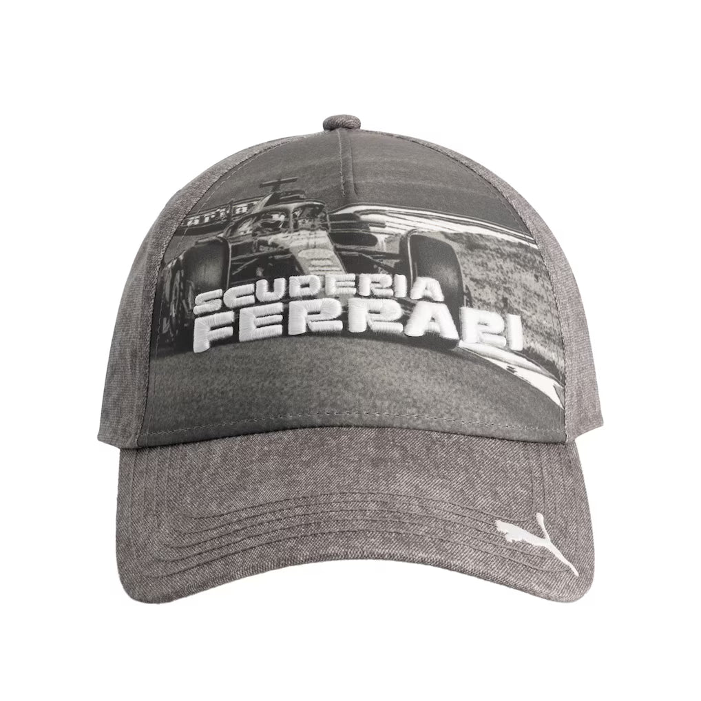Scuderia Ferrari Graphic Grey Dawn Cap 2025-Fanwear