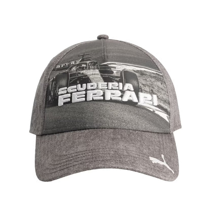 Scuderia Ferrari Graphic Grey Dawn Cap 2025-Fanwear