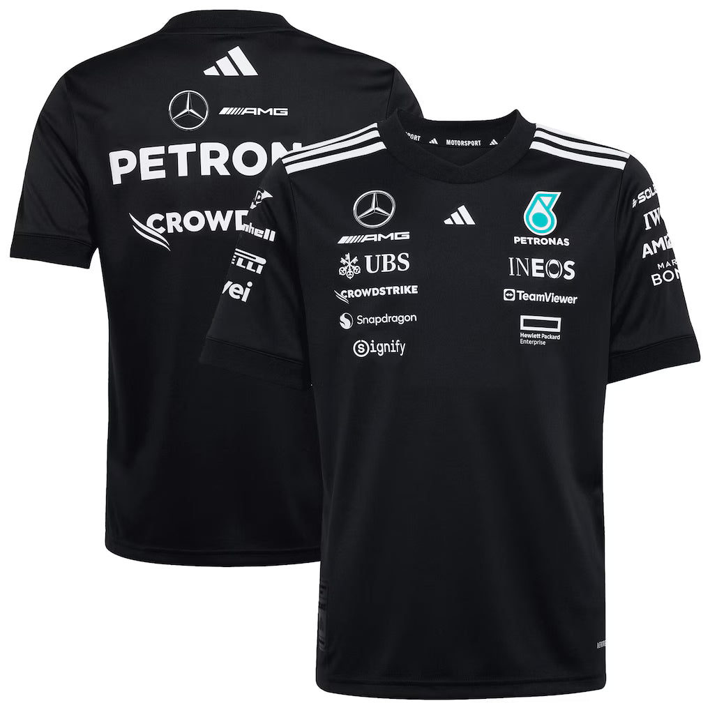Mercedes Kids Team Driver Jersey Black 2025-RP Teamwear