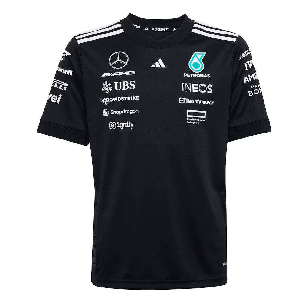 Mercedes Kids Team Driver Jersey Black 2025-RP Teamwear