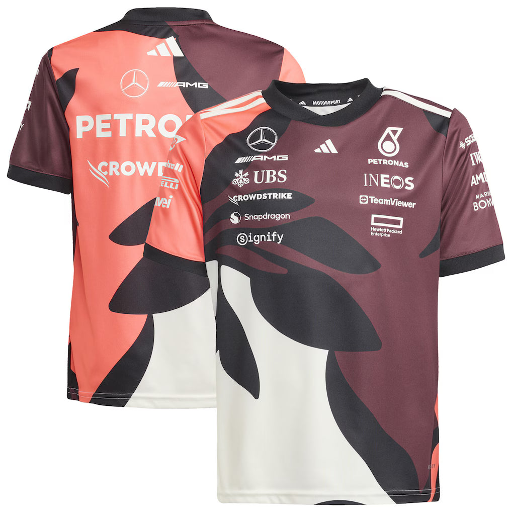 Mercedes Kids Special Edition Miami Team Driver Jersey Aurrub Turbo 2025-RP Teamwear