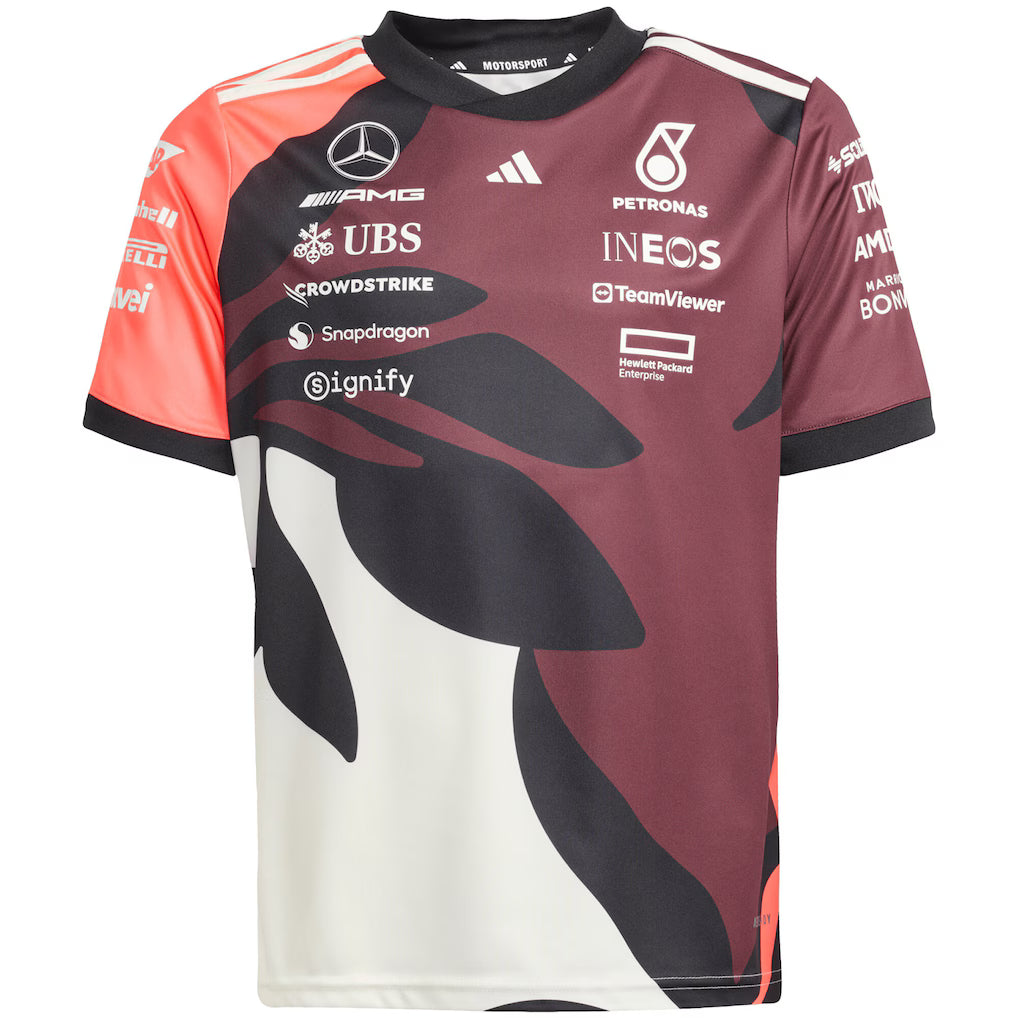 Mercedes Kids Special Edition Miami Team Driver Jersey Aurrub Turbo 2025-RP Teamwear