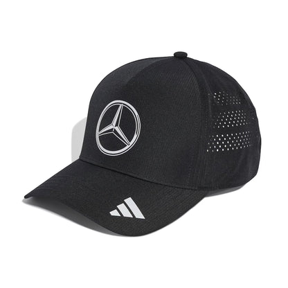 Mercedes Men's Mechanic Trucker Cap Black 2025 OSFM-RP Teamwear