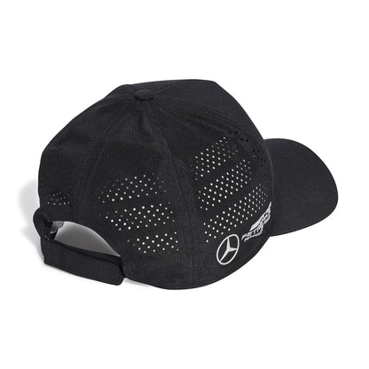 Mercedes Men's Mechanic Trucker Cap Black 2025 OSFM-RP Teamwear