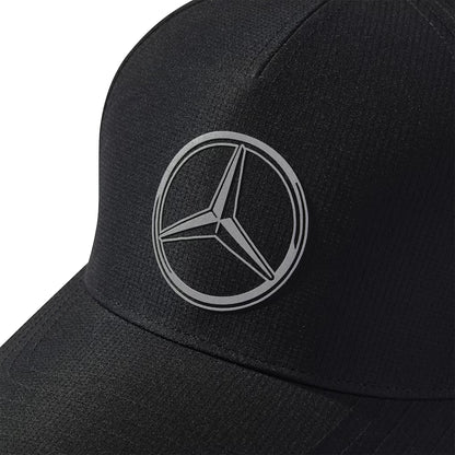 Mercedes Men's Mechanic Trucker Cap Black 2025 OSFM-RP Teamwear