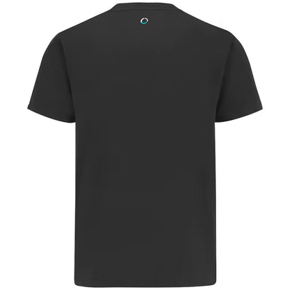 Mercedes-AMG Petronas Motorsport Mens Large Logo T-Shirt 2020 Black - Fanwear