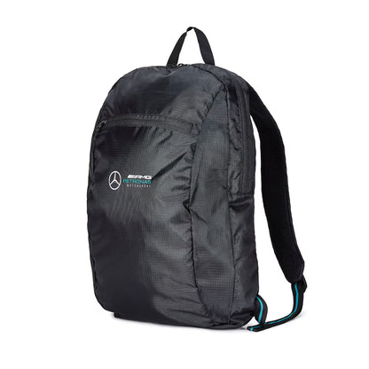 Mercedes-AMG Petronas Packable Black Backpack 2020 - Fanwear