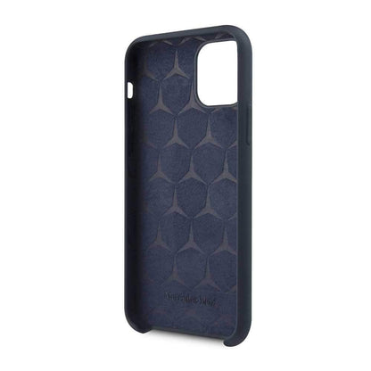Mercedes iPhone 12 / iPhone 12 Pro Silicone Case - Navy