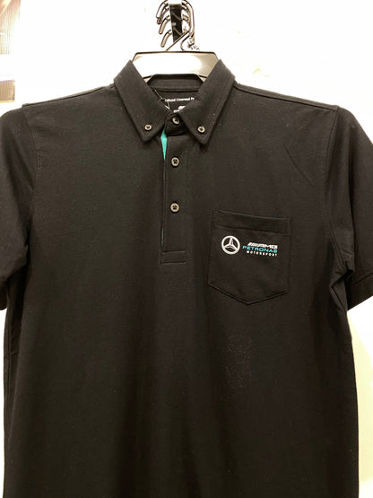 Mercedes-AMG Petronas Motorsport Mens Classic Polo Black - Fanwear