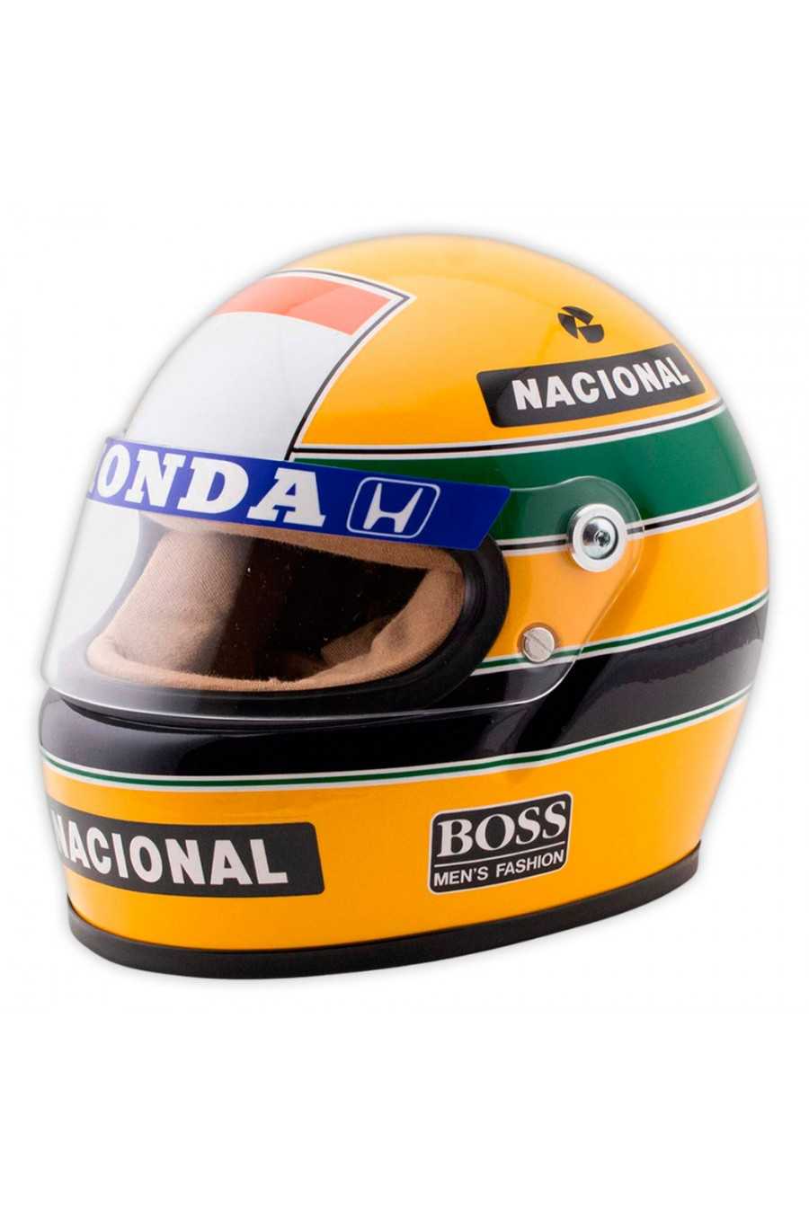 Half Scale Model | Ayrton Senna Helmet 1988