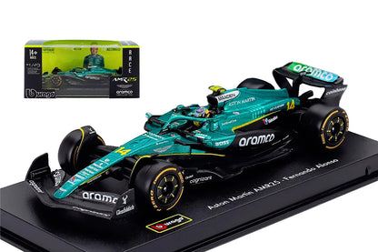 1:43 Scale Model | Aston Martin F1 AMR25 Fernando Alonso With Helmet Car