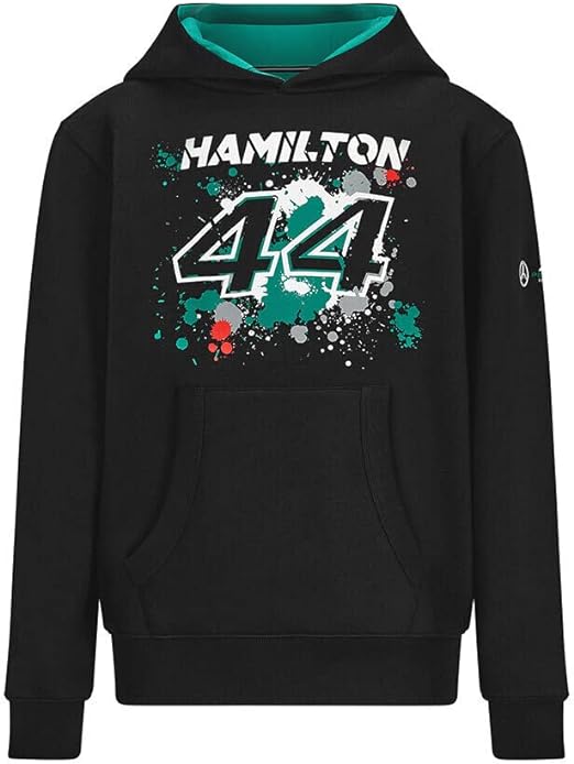 Mercedes-AMG Petronas Formula 1 Team Kids Lewis Hamilton 44 Hoodie 2022-Fanwear