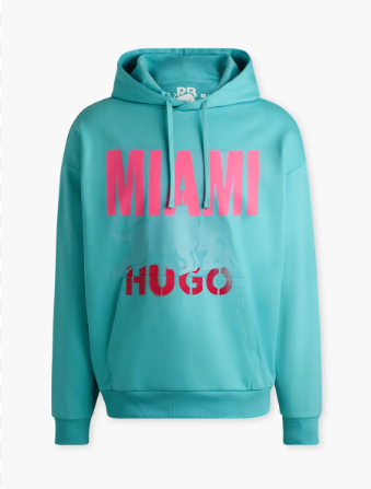 Rb Visa Cash App Special Edition Miami Hoodie Aqua 2024-Fanwear