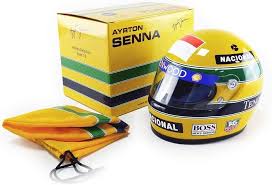1:2 Scale Model | Ayrton Senna Helmet Mini Line 1993