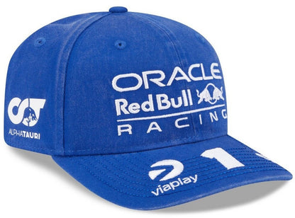 Red Bull Racing Special Edition Men's Brazil Max Verstappen Cap Blue 2025-RP Teamwear