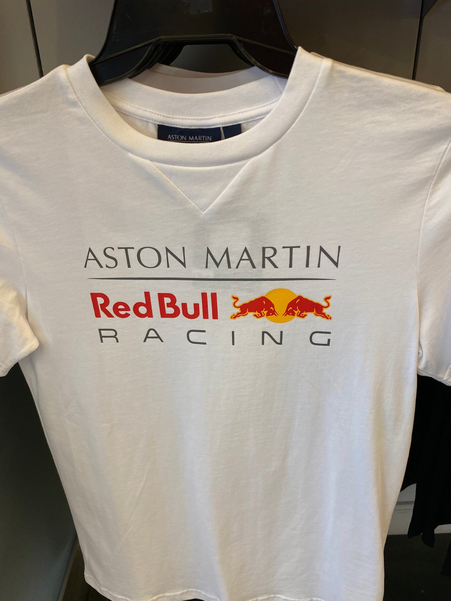 Am Red Bull Racing Men Large Logo T-Shirt 2020 White - Fanwear