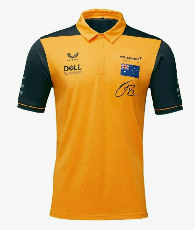 Mclaren Kids Polo Daniel Ricciardo 2022 Autumn Glory-RP Teamwear