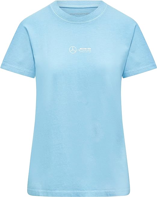 Mercedes-AMG Petronas Formula 1 Team Women's Retro T-Shirt Blue 2023-Fanwear