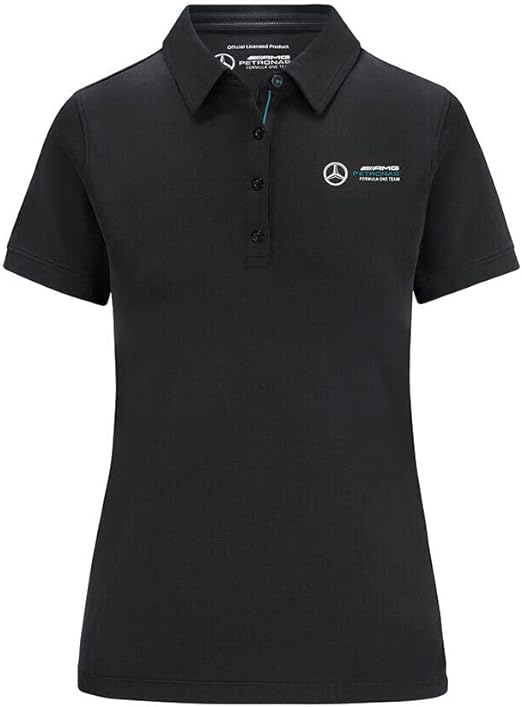 Mercedes-AMG Petronas Formula 1 Team Women's Classic Polo Black 2022-Fanwear
